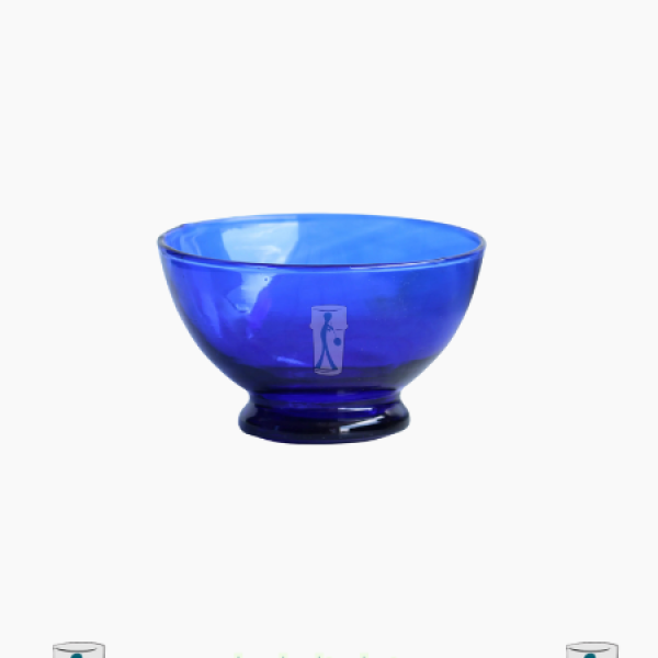 Petit bol 1 marocain en verre Beldi recyclé - Bleu