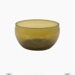 Bowl 2 Beldi en verre recyclé soufflé à la main - AMBRE