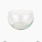 Bowl 2 Beldi en verre recyclé soufflé à la main - TRANSPARENT